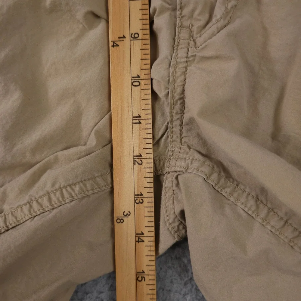 VTG‎ Polo Jeans Company Shorts Mens 38 Khaki Cargo Utility Military Flag 90s Y2K